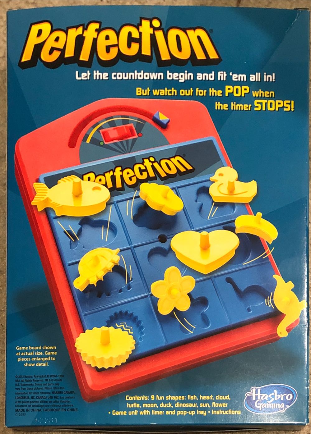Perfection  (1+) board game collectible [Barcode 653569868248] - Main Image 2