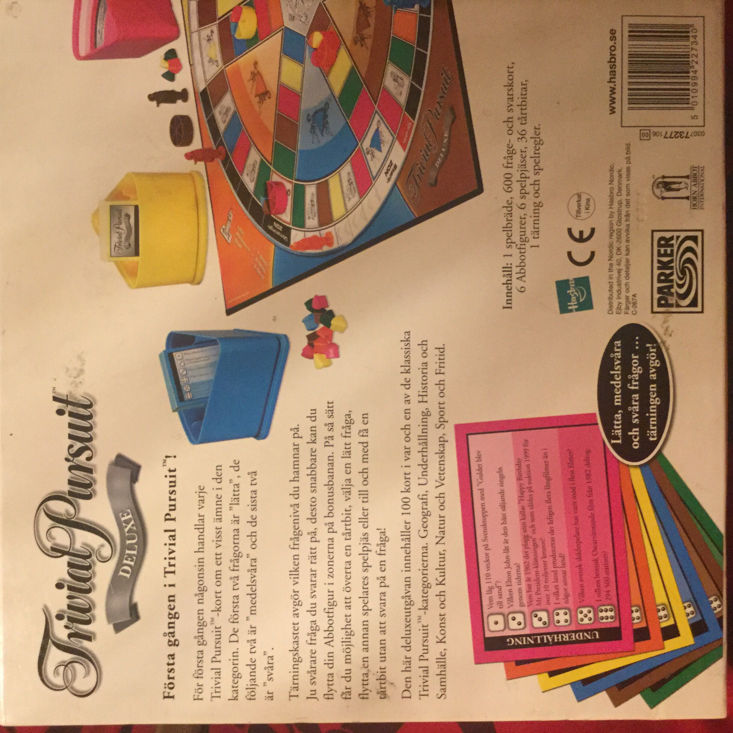 Trivial Pursuit Deluxe  (2-6) board game collectible [Barcode 5010994227340] - Main Image 2