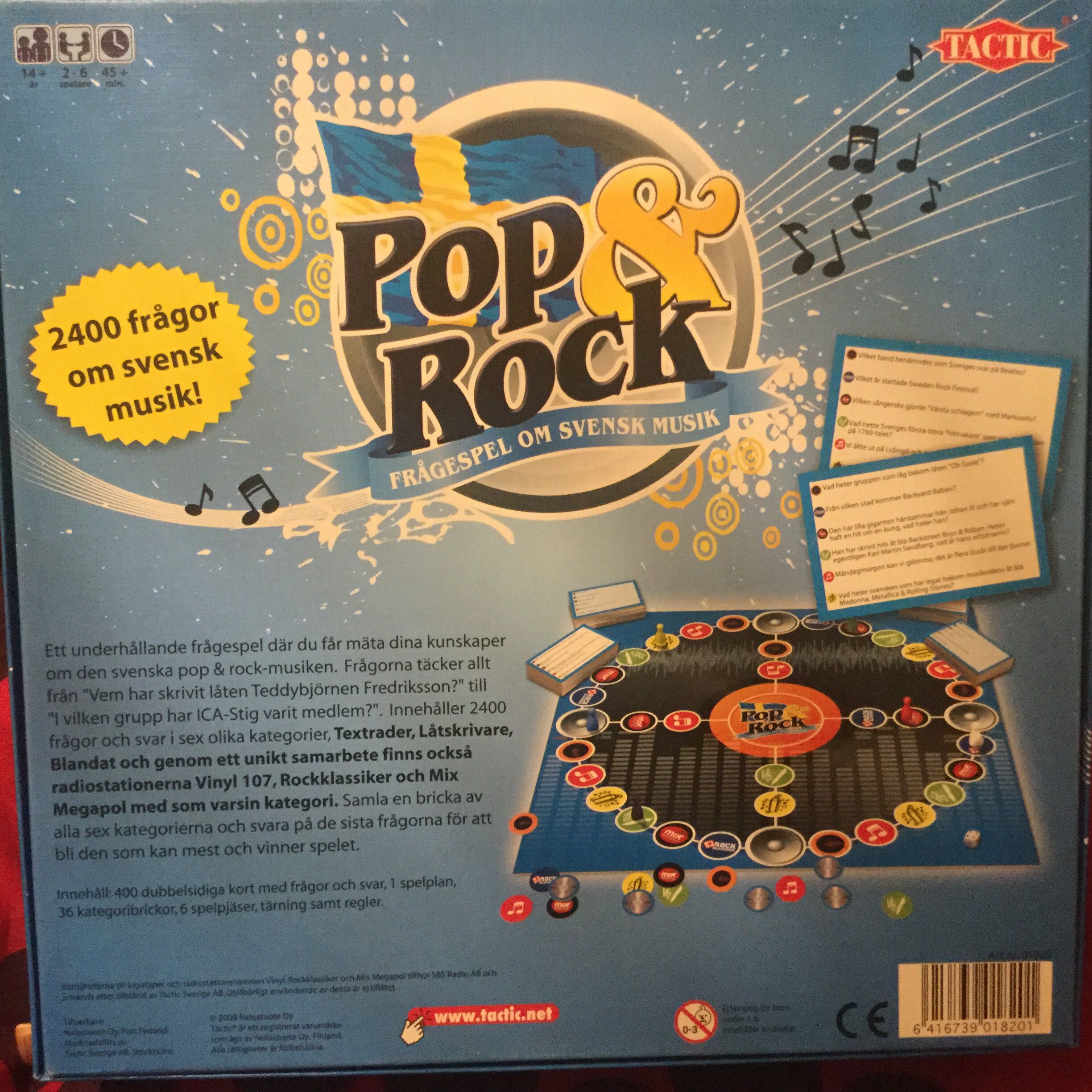 Pop & Rock  (2-6) board game collectible [Barcode 6416739018201] - Main Image 2