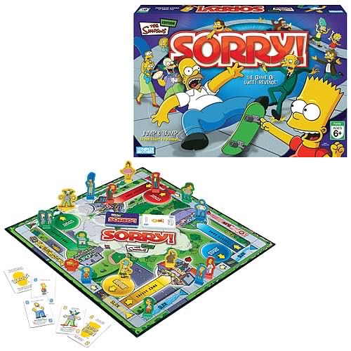 Sorry: Simpsons  (1-4) board game collectible [Barcode 653569230588] - Main Image 2