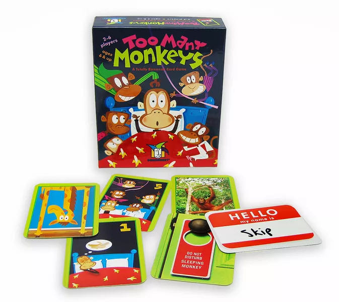Too Many Monkeys  (2-6) board game collectible [Barcode 759751002411] - Main Image 3