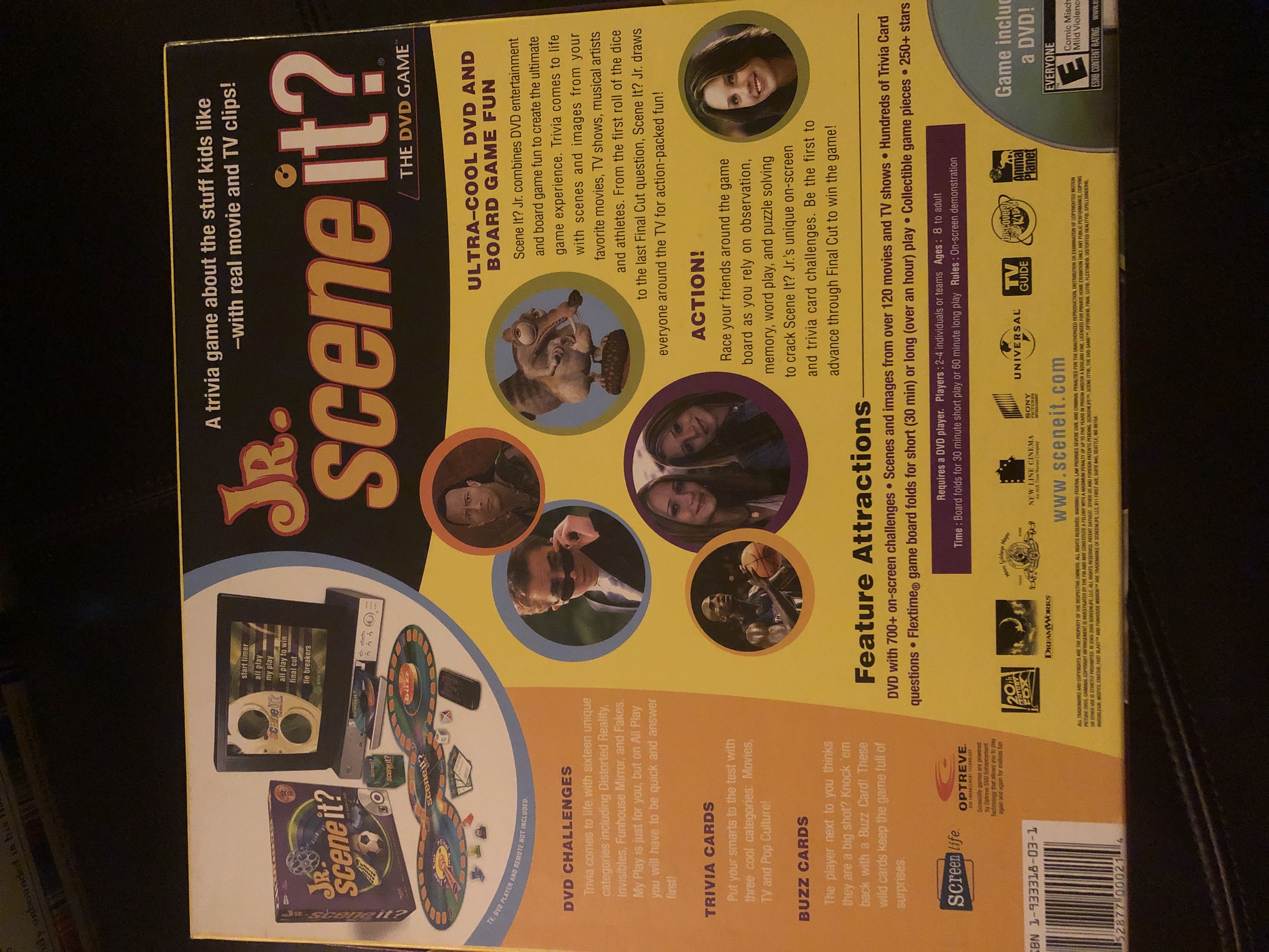 Jr. Scene It?  board game collectible - Main Image 2