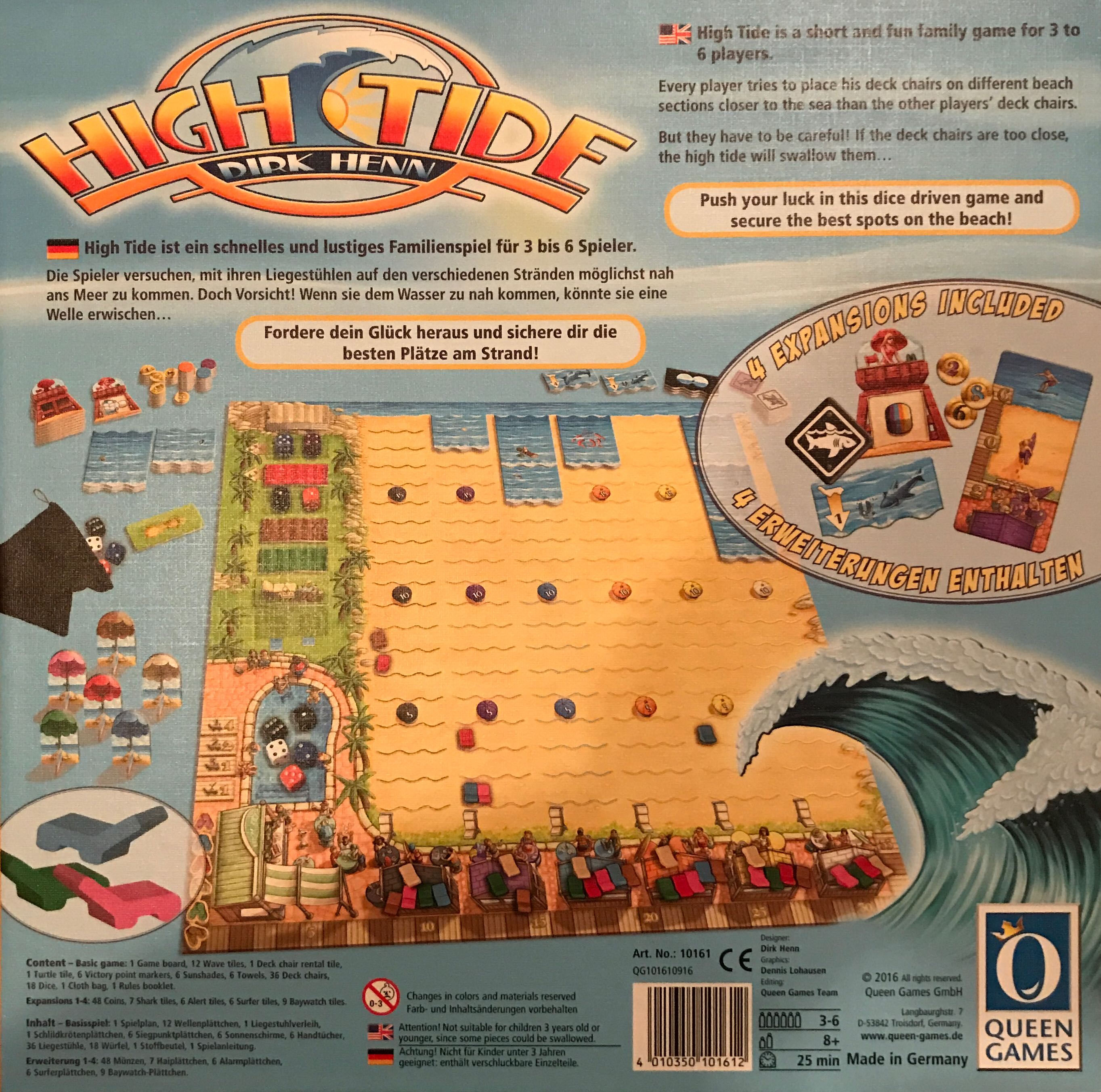 High Tide  (3-6) board game collectible [Barcode 4010350101612] - Main Image 2