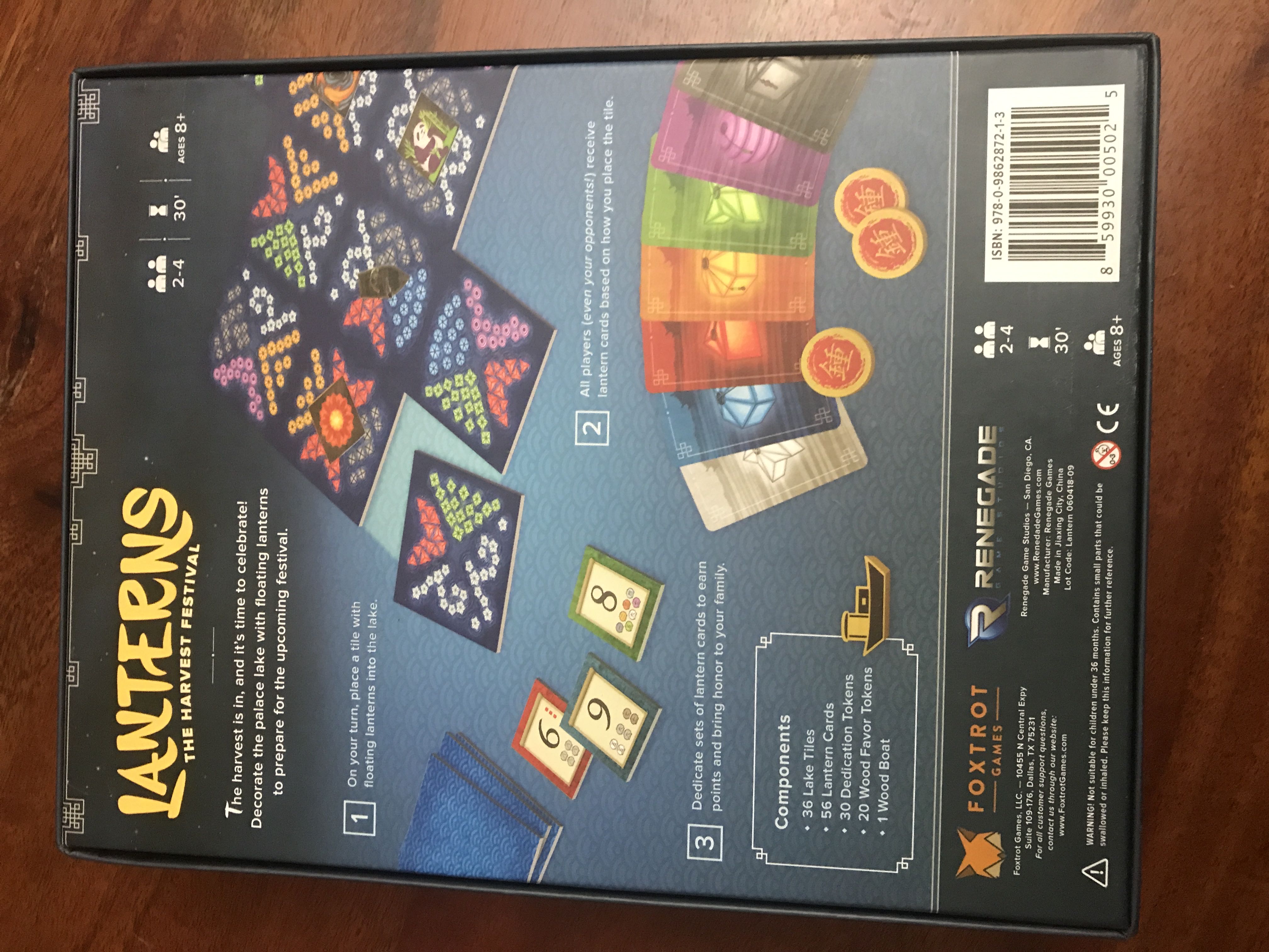 Lanterns  (2-4) board game collectible [Barcode 859930005025] - Main Image 2