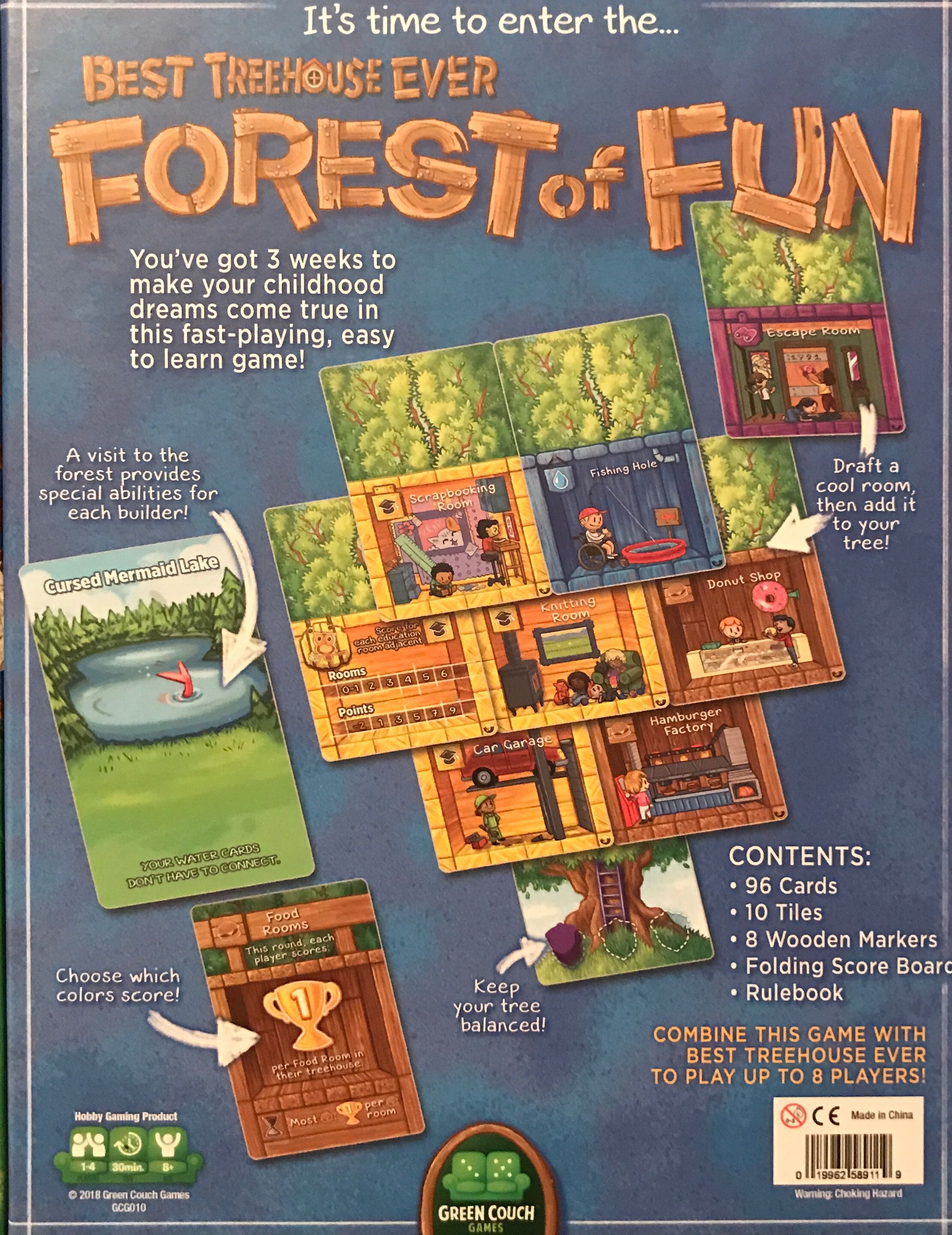 Best Treehouse Ever Forest of Fun  (2-4 Players) board game collectible [Barcode 019962589119] - Main Image 2