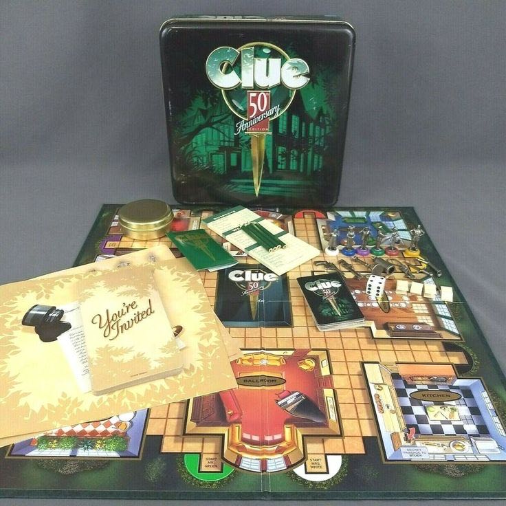 Clue: 50th Anniversary Edition  (3-6) board game collectible [Barcode 076930409619] - Main Image 3