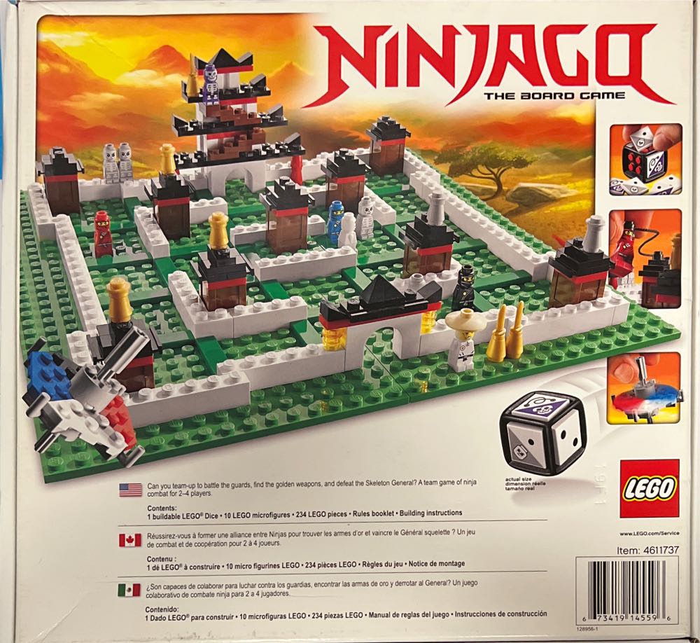 LEGO Games Ninjago  board game collectible [Barcode 673419145596] - Main Image 2