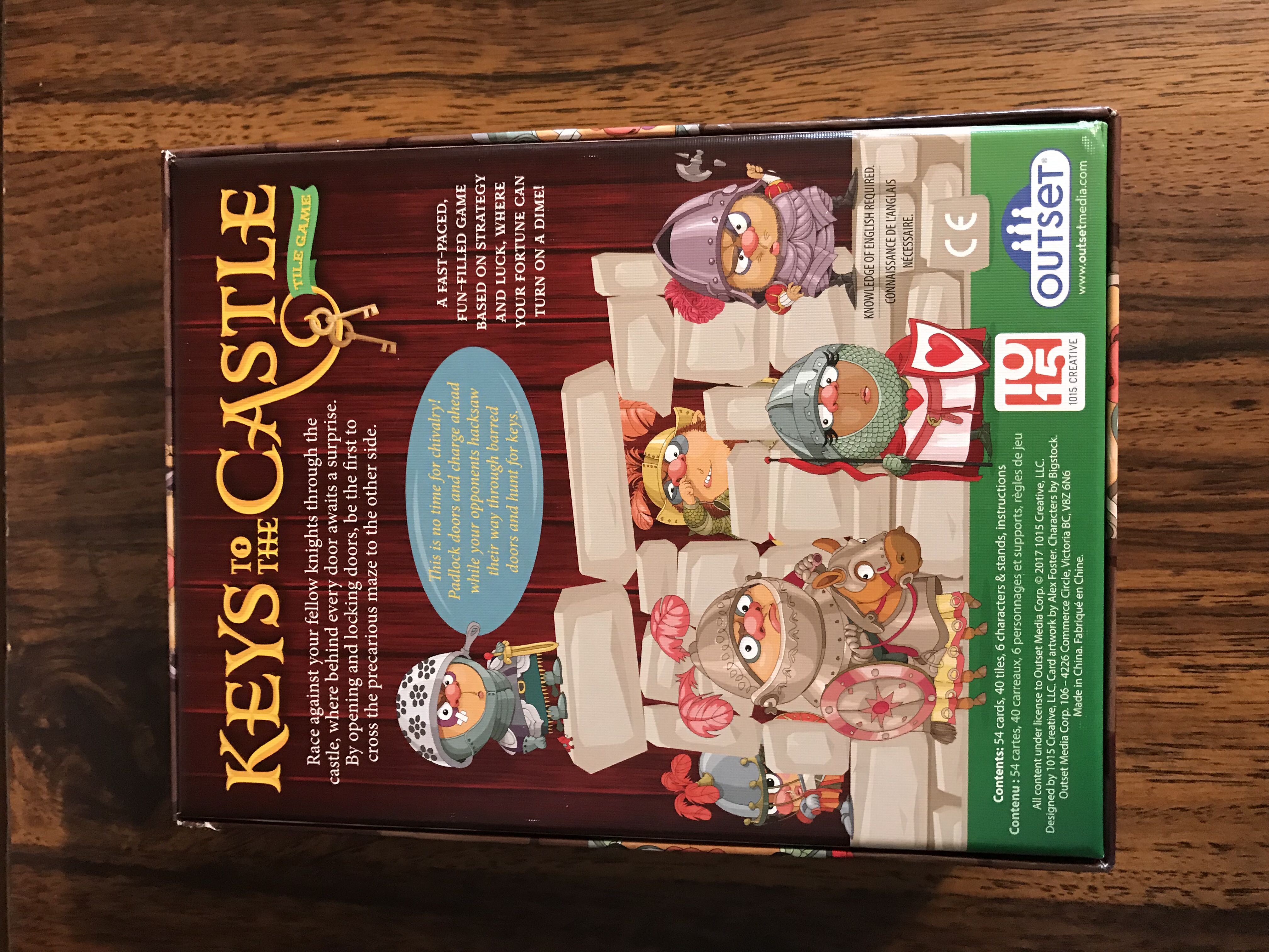 Keys To The Castle  (2-4) board game collectible [Barcode 625012193702] - Main Image 2