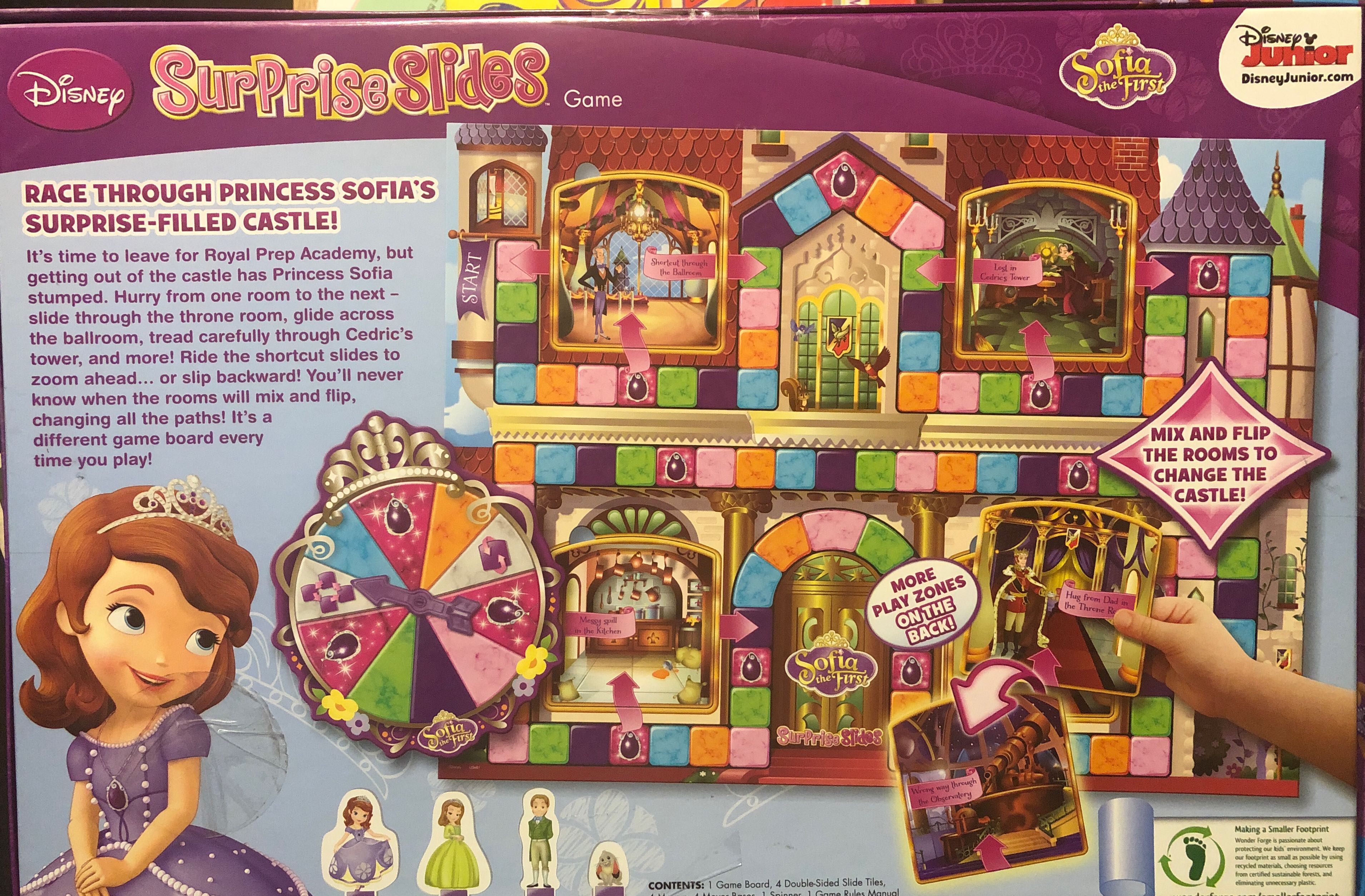 Sofia The First Surprise Slides Game  (2 To 4) board game collectible - Main Image 2