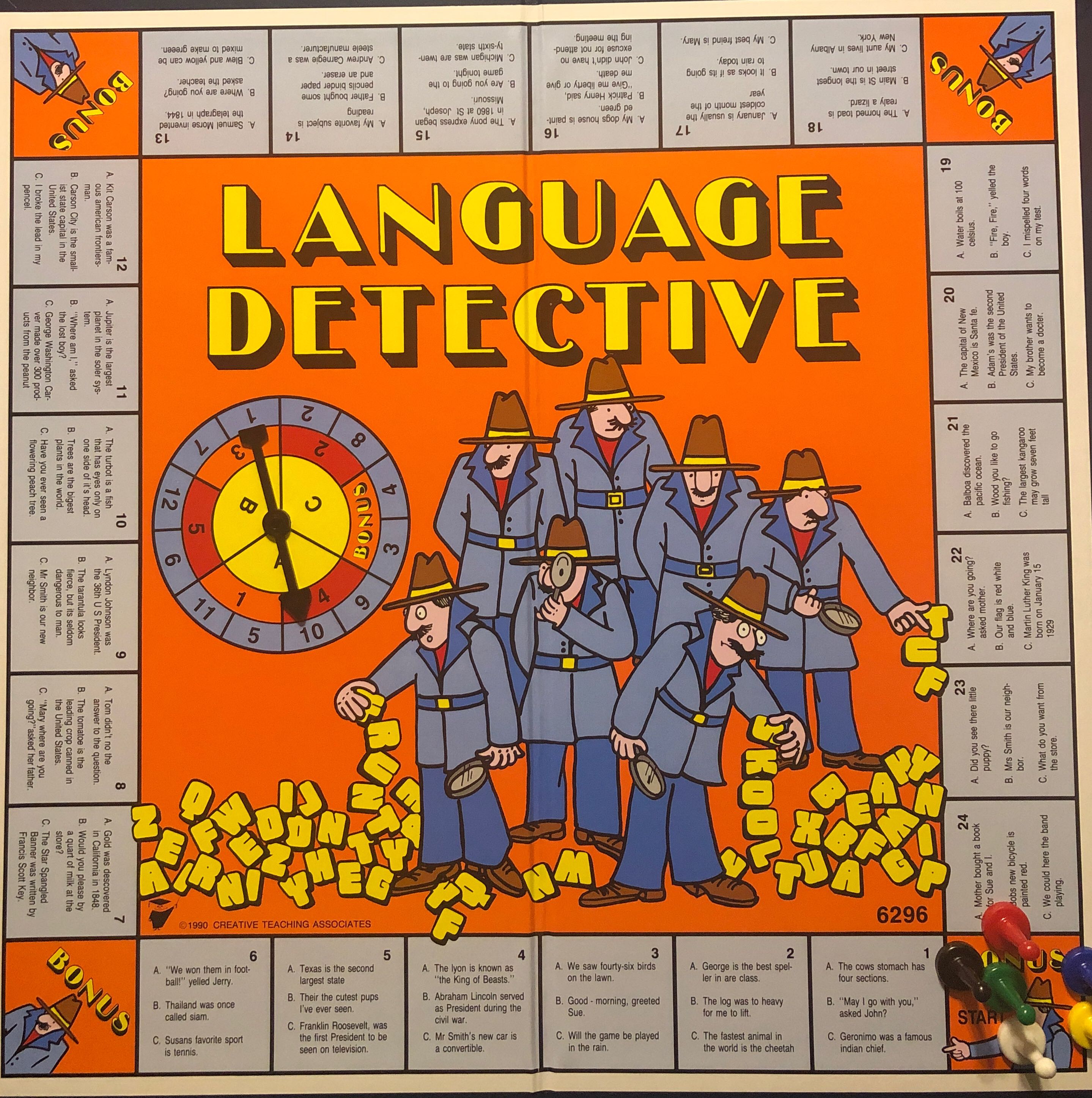 Language Detective  (2 To 6) board game collectible - Main Image 2