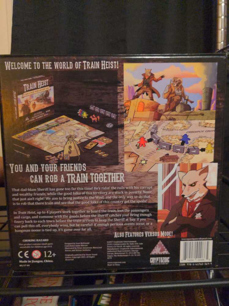 Train Heist  (2-4 Players) board game collectible [Barcode 814552020665] - Main Image 2