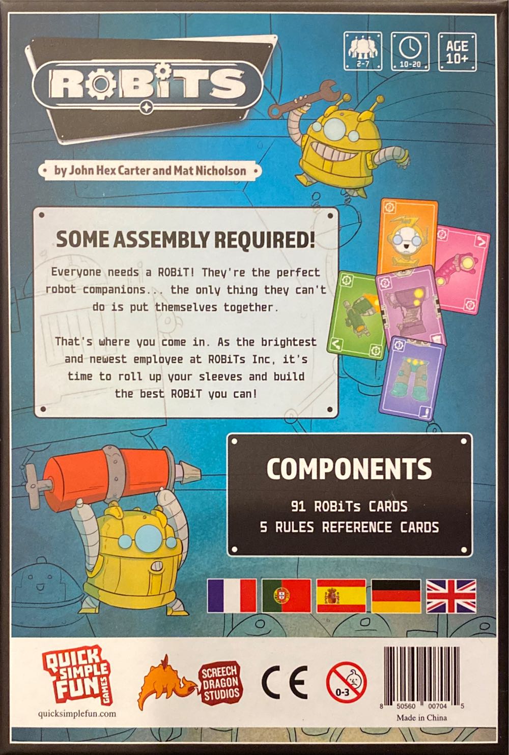 Robits Board Game  (2-7) board game collectible [Barcode 850560007045] - Main Image 2