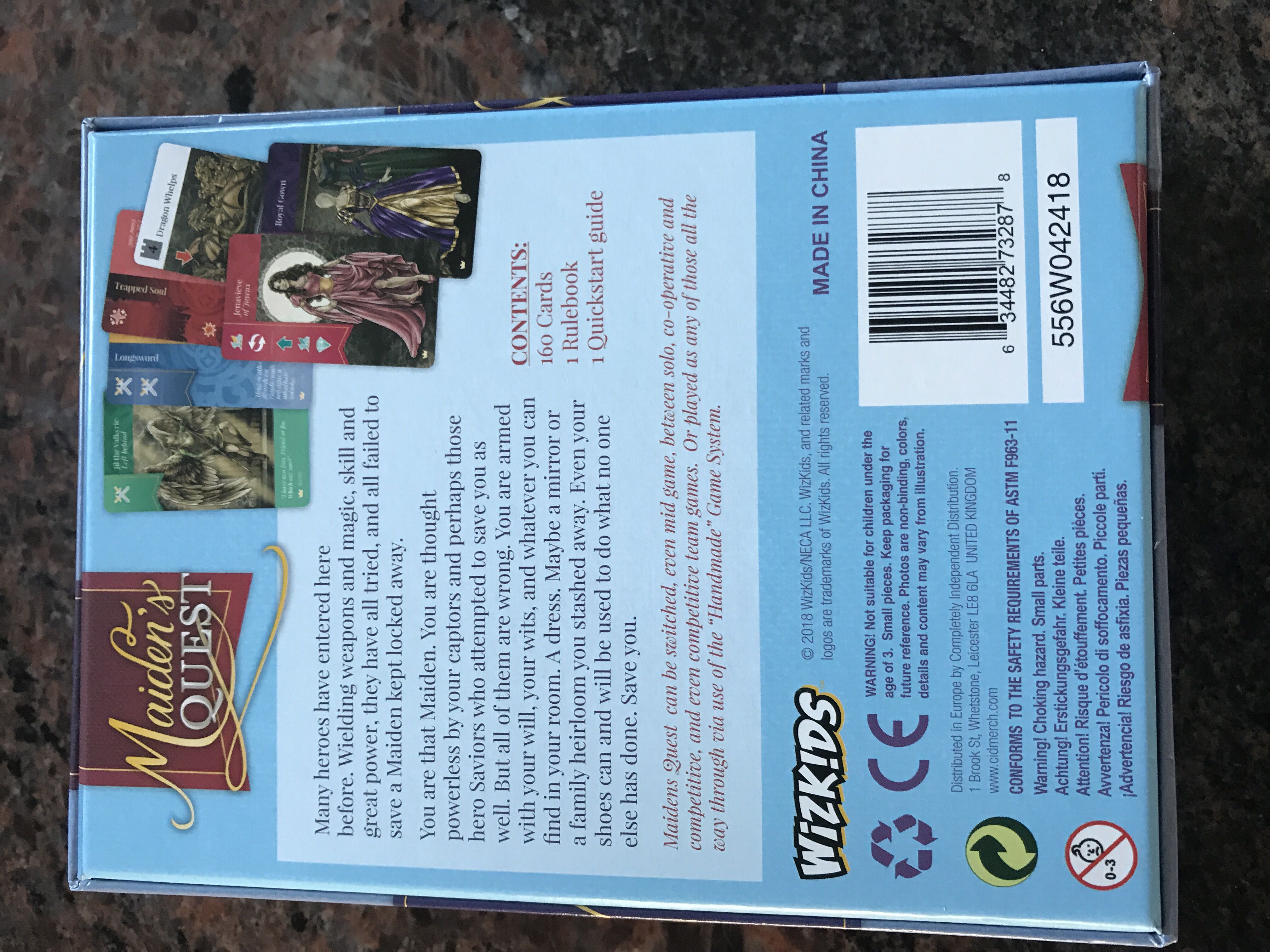 Maiden’s Quest  (1-2) board game collectible [Barcode 634482732878] - Main Image 2