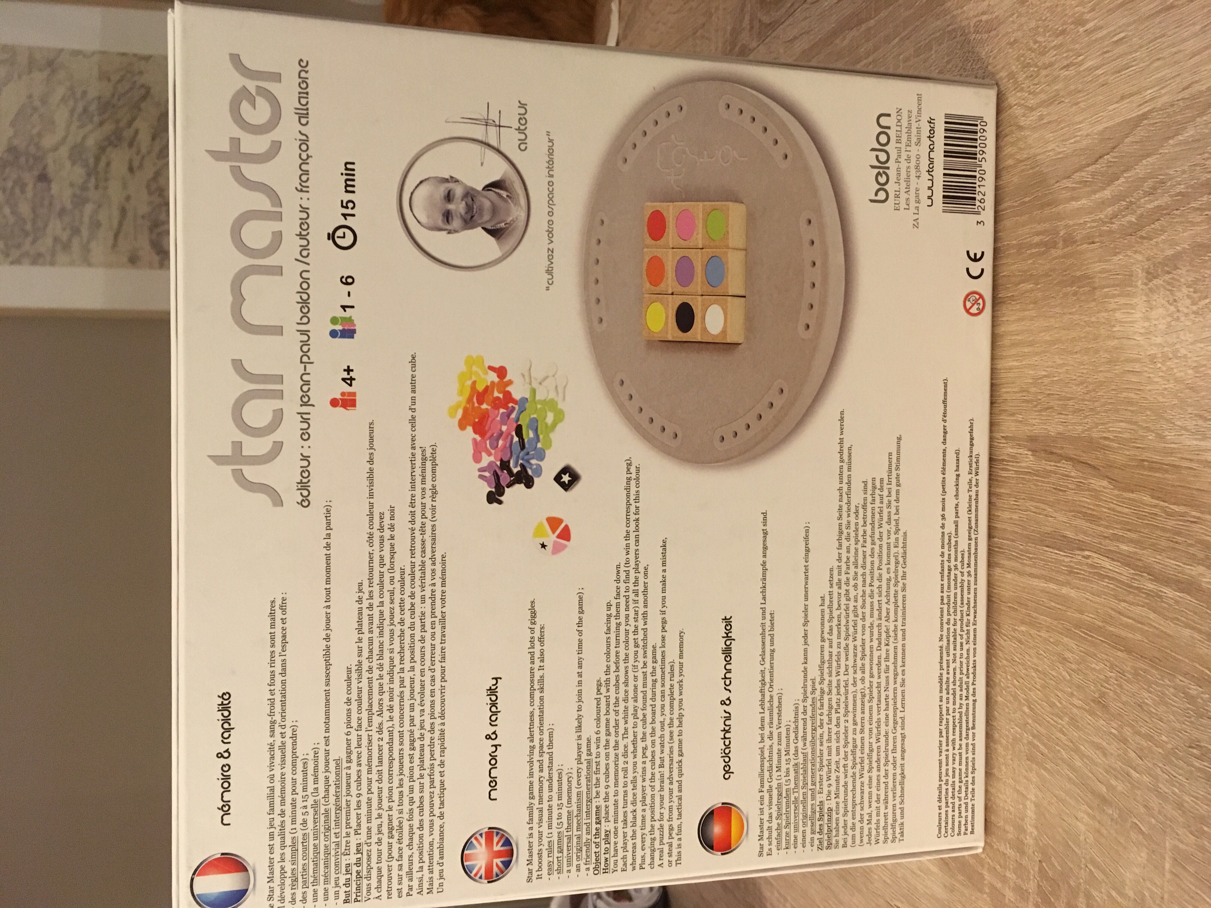 Star Master  (1-6) board game collectible [Barcode 3262190590090] - Main Image 2