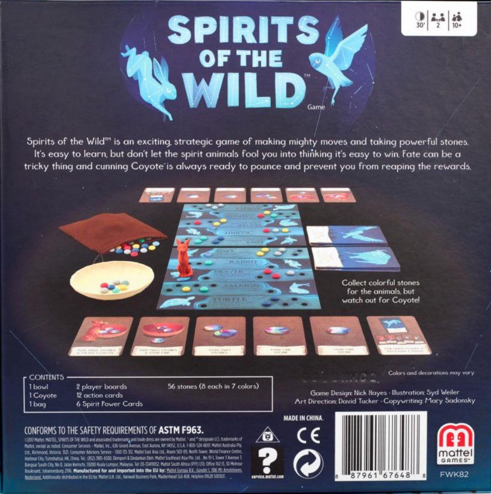 Spirits of the Wild  (2) board game collectible [Barcode 887961676488] - Main Image 2