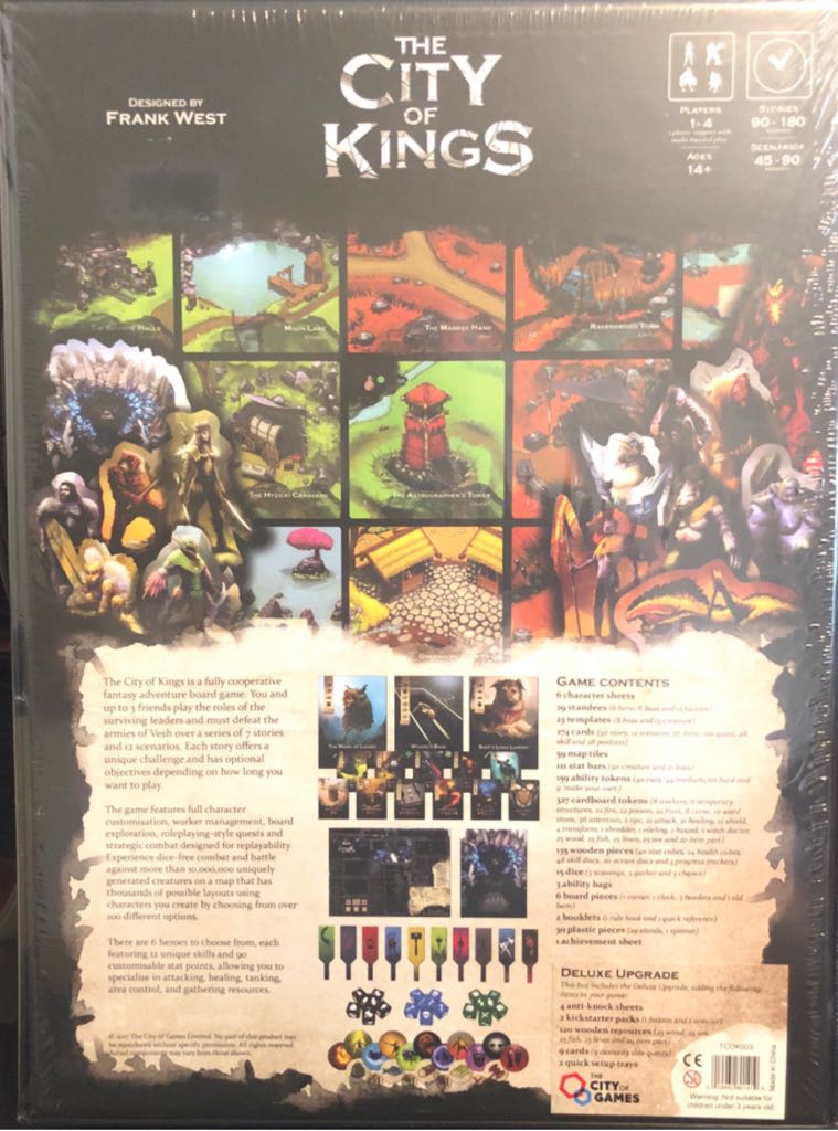 City Of Kings  (1-4) board game collectible [Barcode 019962801419] - Main Image 2