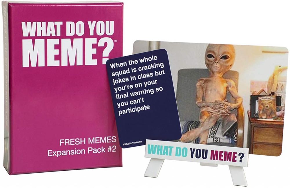 What Do you Meme? Fresh Memes Expansion Pack #2  (3+) board game collectible [Barcode 810816030159] - Main Image 2