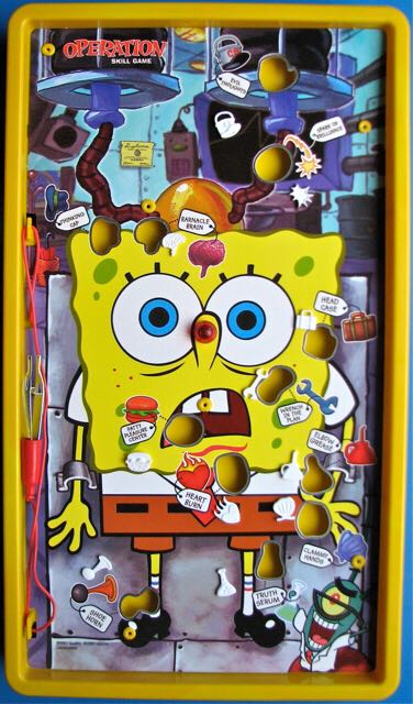 Operation: Spongebob Squarepants Edition  (1+) board game collectible [Barcode 653569236085] - Main Image 2