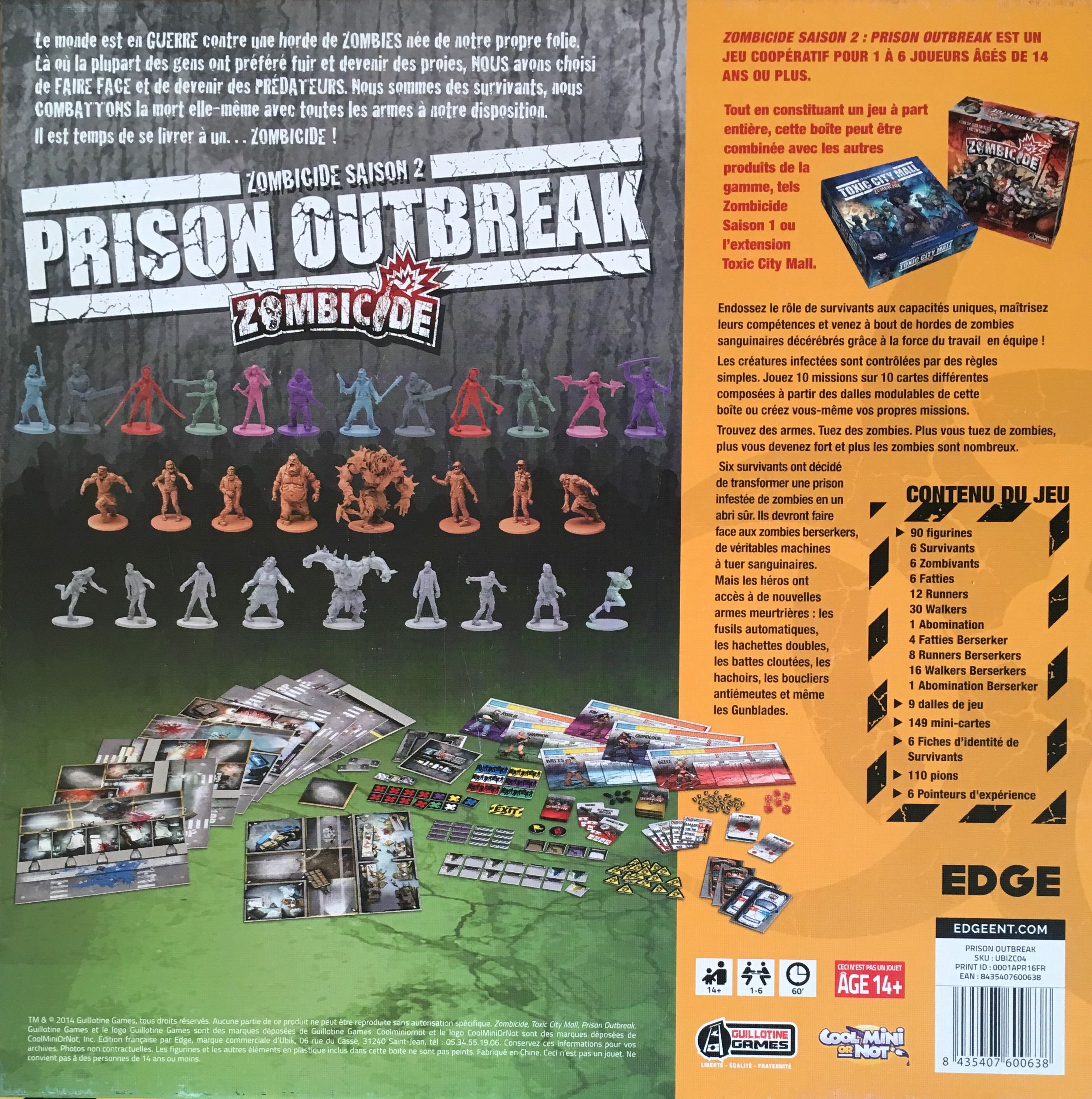 Zombicide - Outbreak   board game collectible [Barcode 8435407600638] - Main Image 2