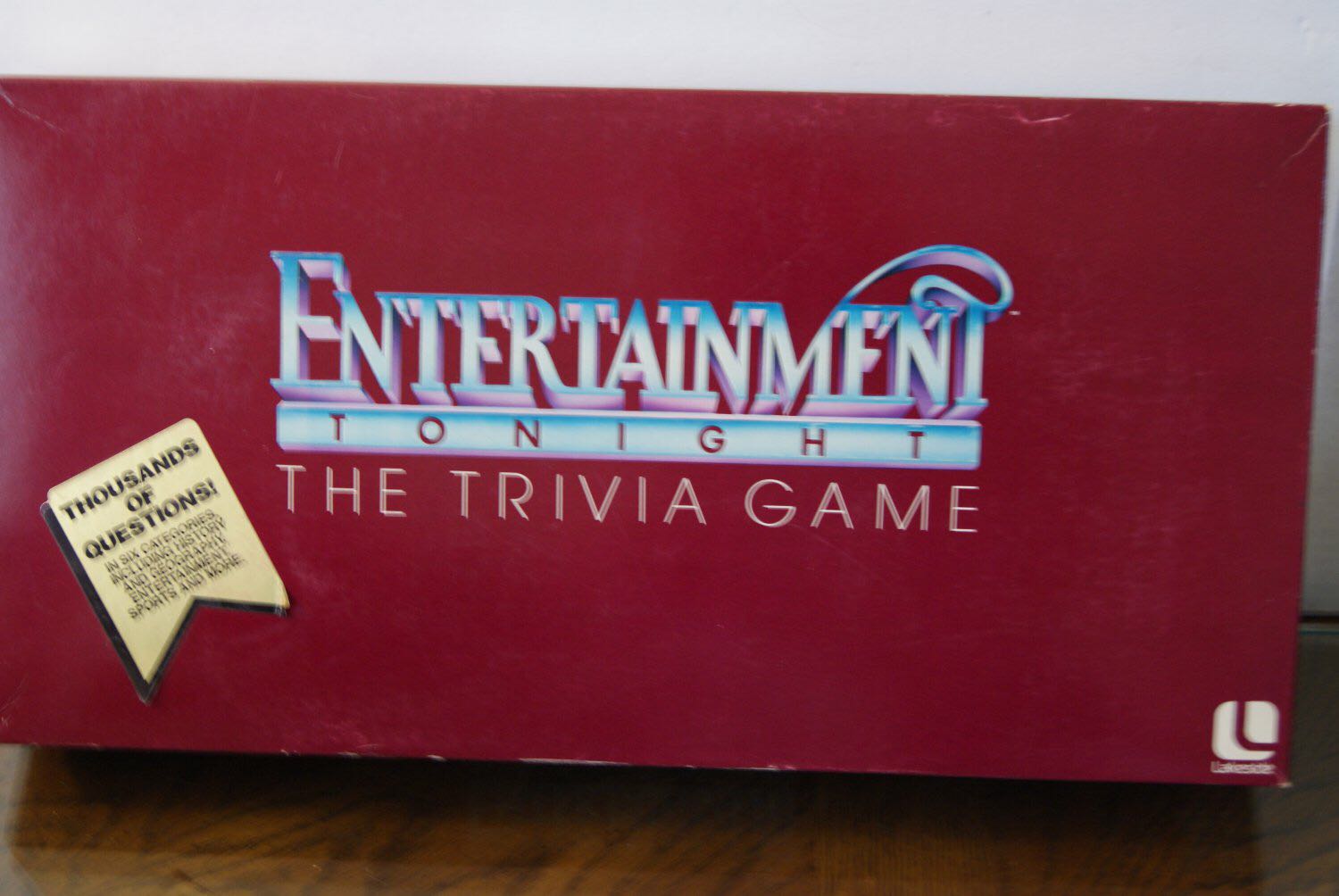 Entertainment The Trivia Game  board game collectible - Main Image 3