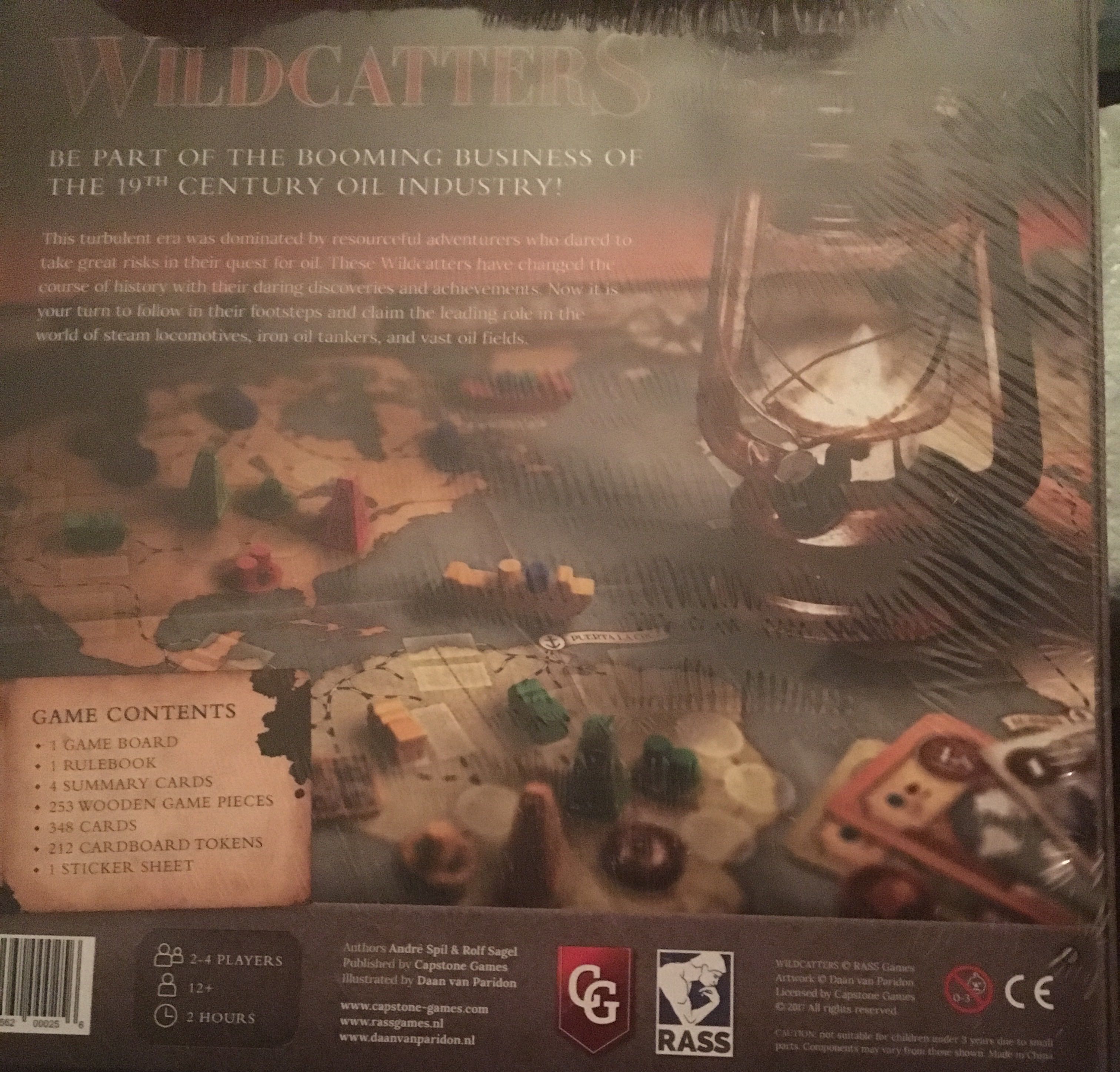 Wildcatters (2nd Edition)  (2 3 4) board game collectible [Barcode 864562000256] - Main Image 2