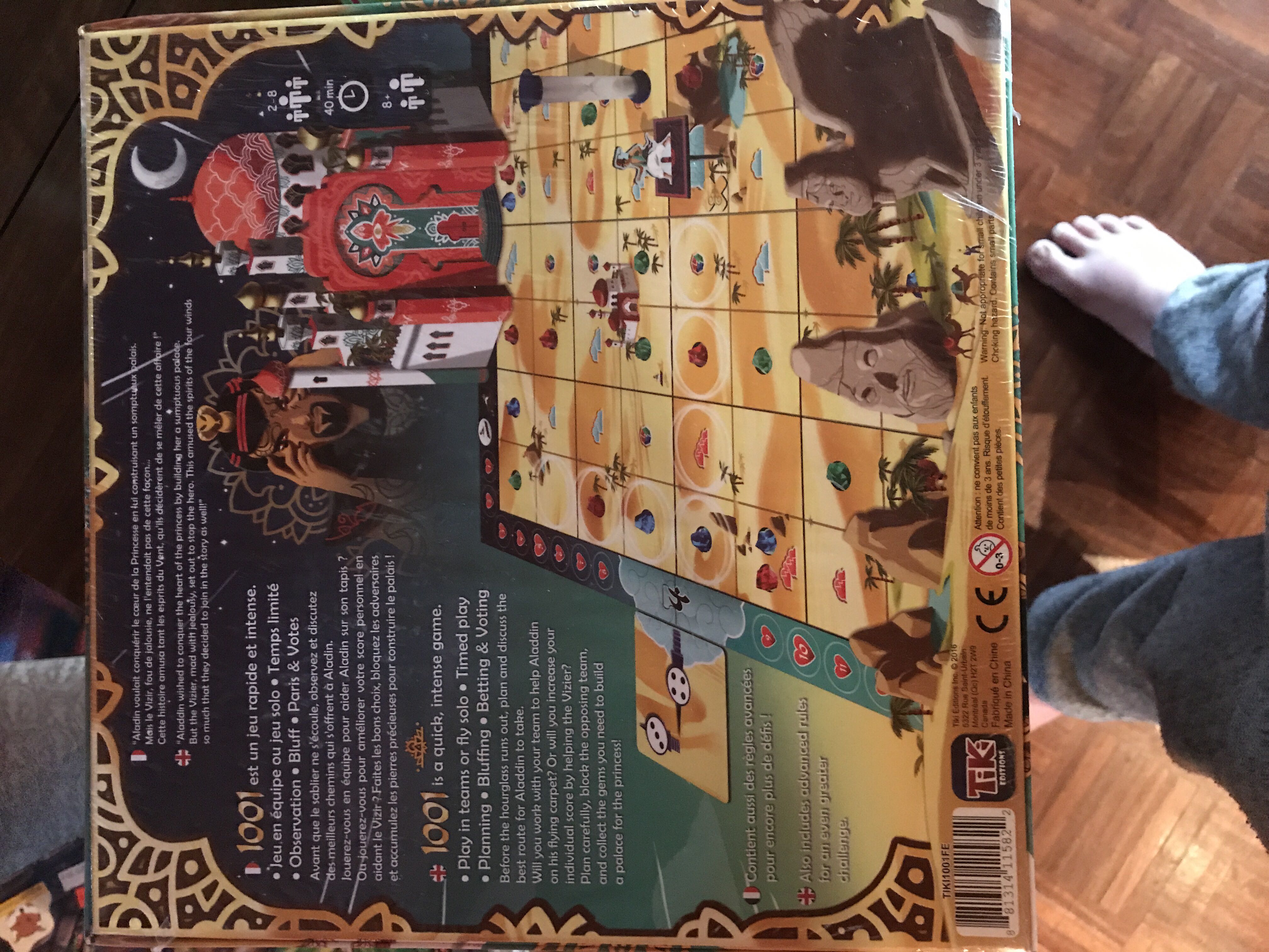 1001  (2-8) board game collectible [Barcode 881314115822] - Main Image 2