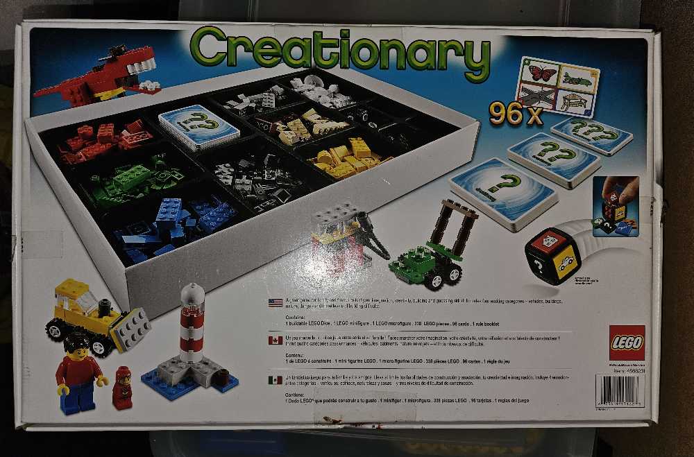 * Creationary (Lego)  (3-8) board game collectible [Barcode 673419131223] - Main Image 2
