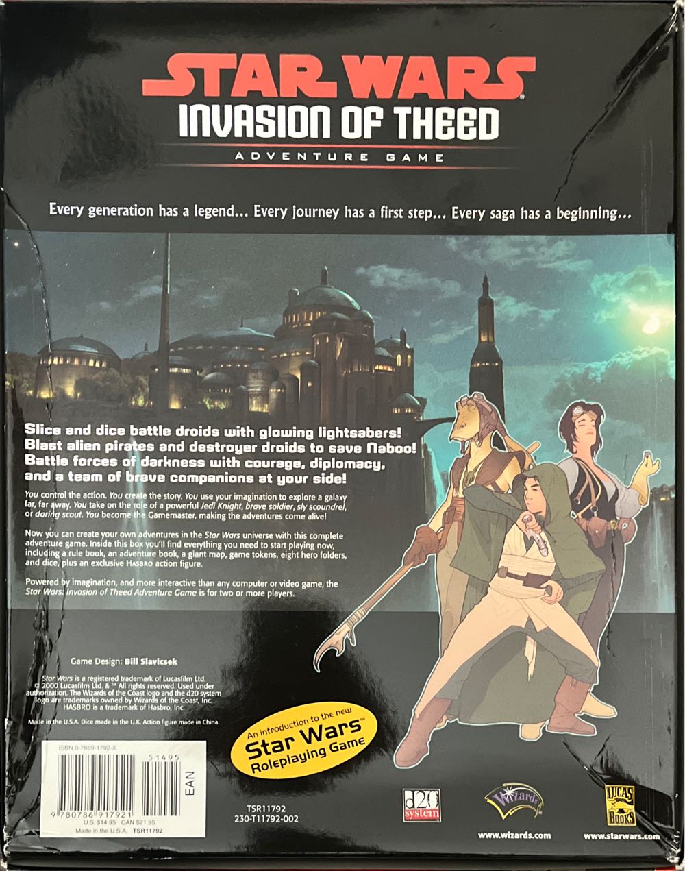 Star Wars: Invasion Of Theed RPG  board game collectible [Barcode 9780786917921] - Main Image 2
