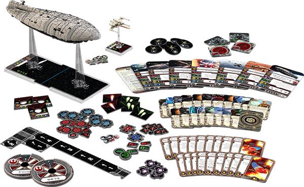 Star Wars X-Wing: Rebel Transport Expansion Pack  (2) board game collectible [Barcode 9781616616748] - Main Image 2