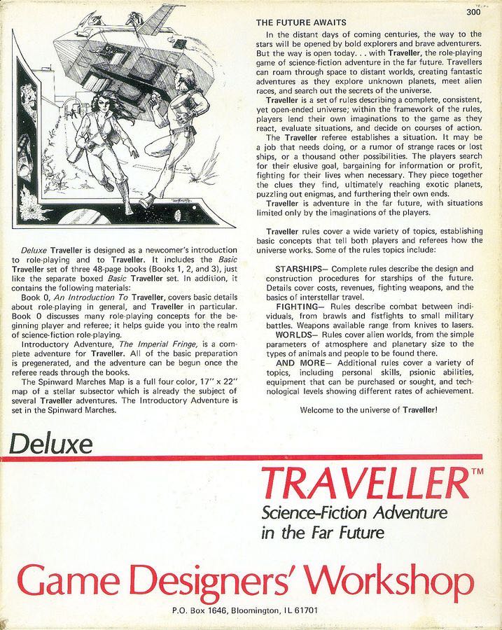 Traveller Deluxe Edition (1981) (1-8) board game collectible - Main Image 2