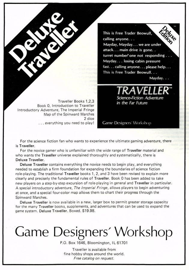 Traveller Deluxe Edition (1981) (1-8) board game collectible - Main Image 3