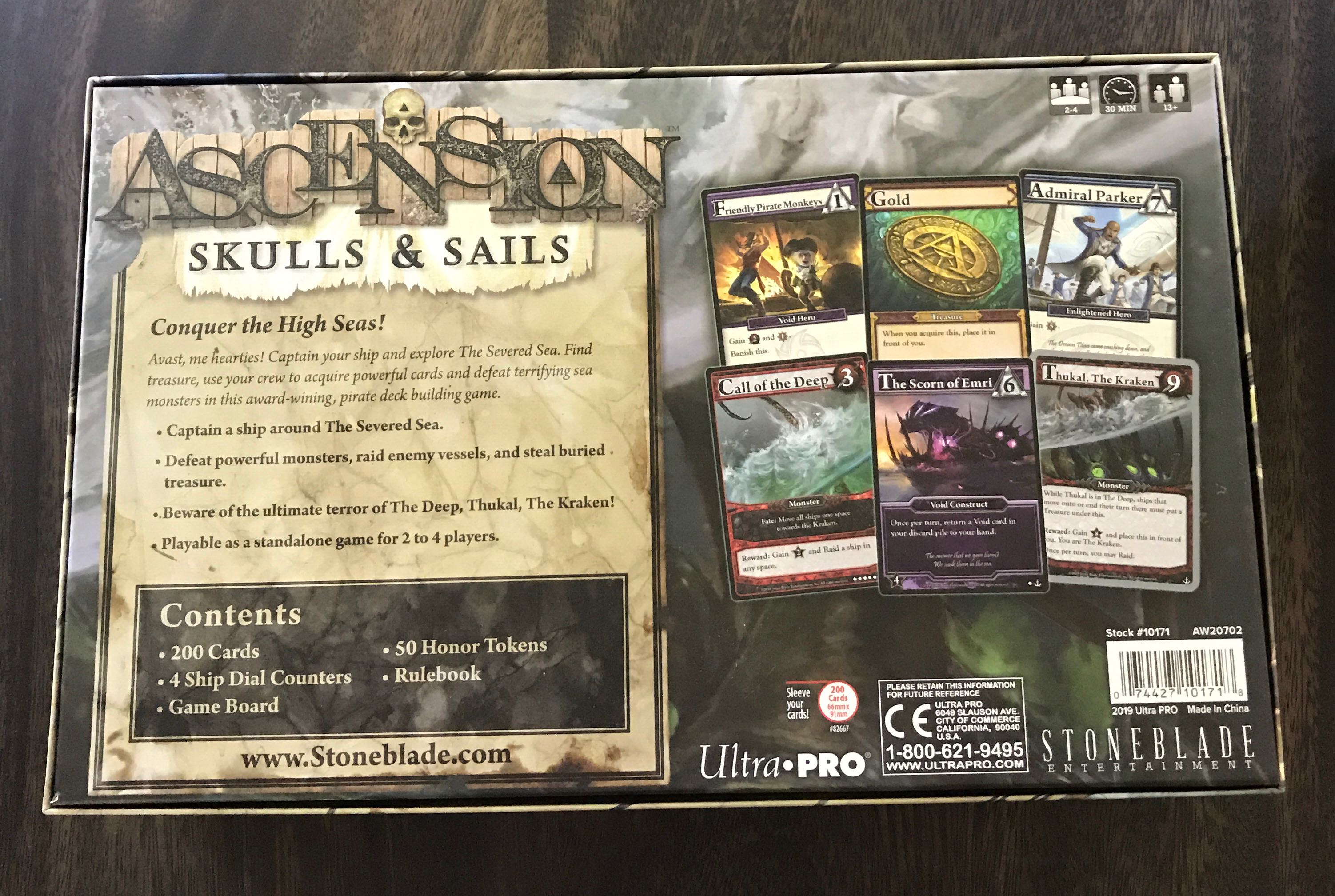 Ascension Skulls & Sails  (4) board game collectible [Barcode 074427101718] - Main Image 2