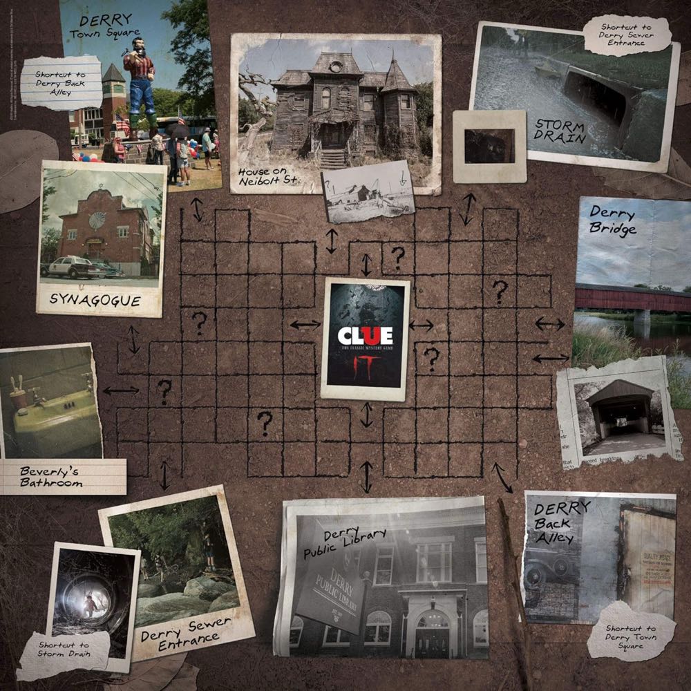 Clue Movies: CLUE® IT Edition  (2-7) board game collectible [Barcode 700304151896] - Main Image 2