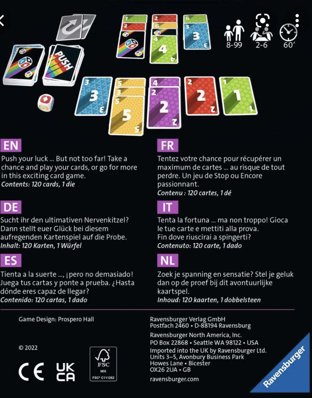 PUSH  (2-6) board game collectible [Barcode 810558017760] - Main Image 3