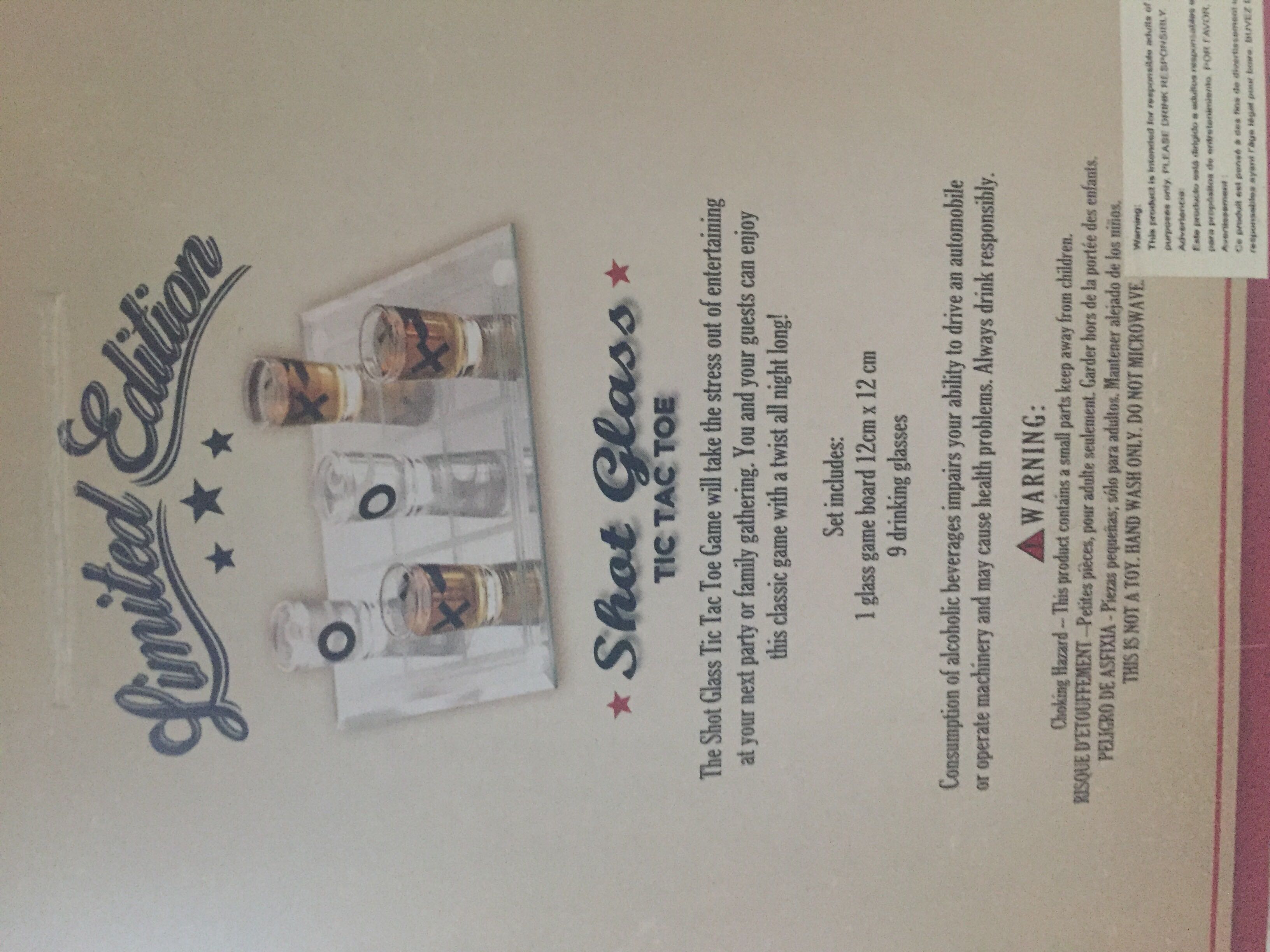 Shots! Tic Tac Toe  board game collectible [Barcode 444100095212] - Main Image 2