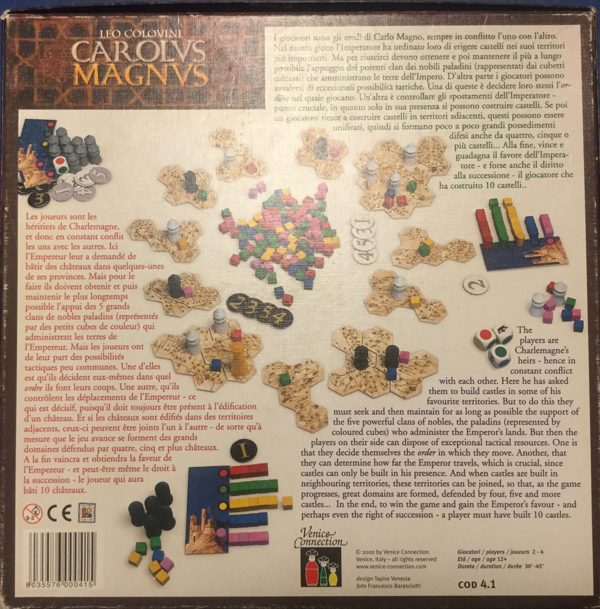 Carolvs Magnvs  (2-4) board game collectible [Barcode 8035576000415] - Main Image 2