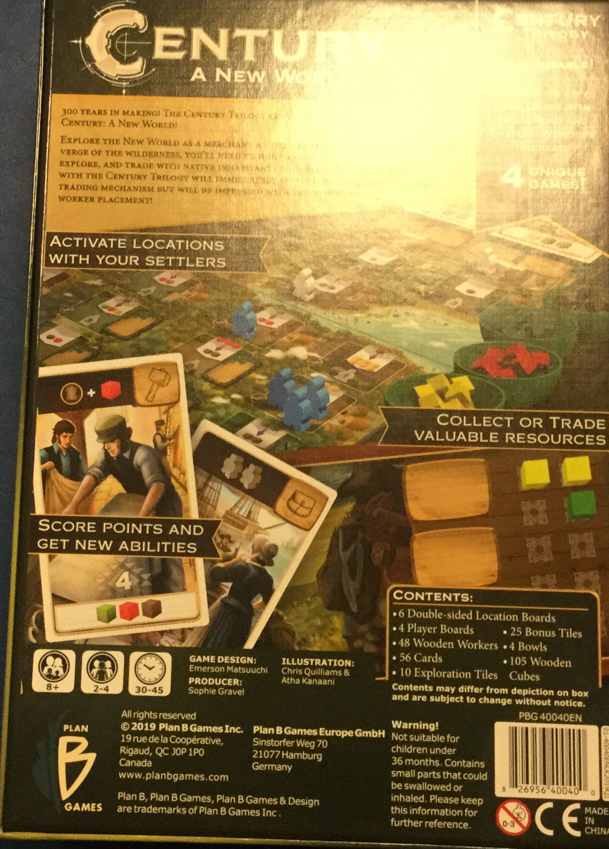 Century: A New World  (2-4) board game collectible [Barcode 826956400400] - Main Image 2