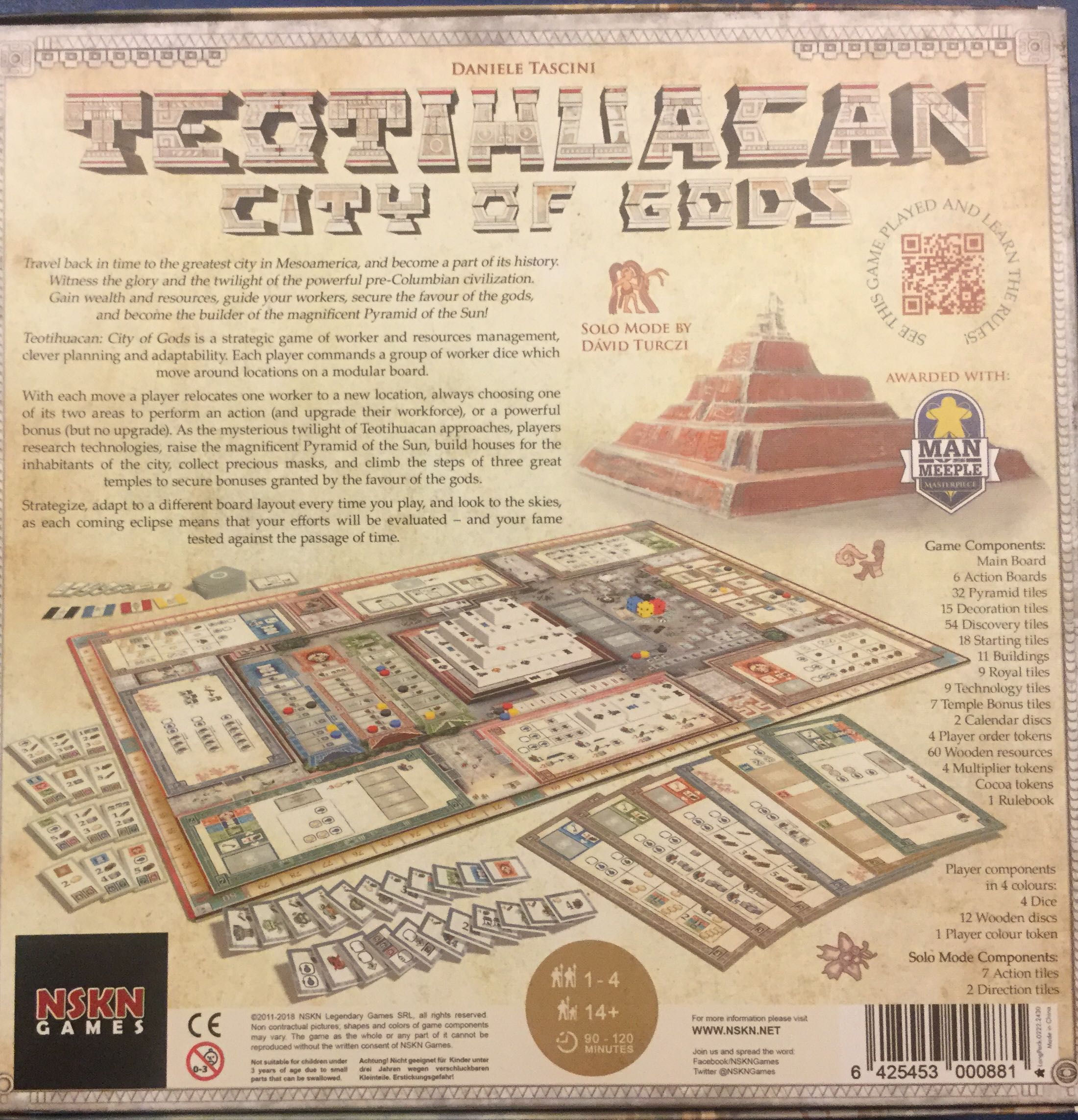 Teotihuacan  (1-4) board game collectible [Barcode 6425453000881] - Main Image 2