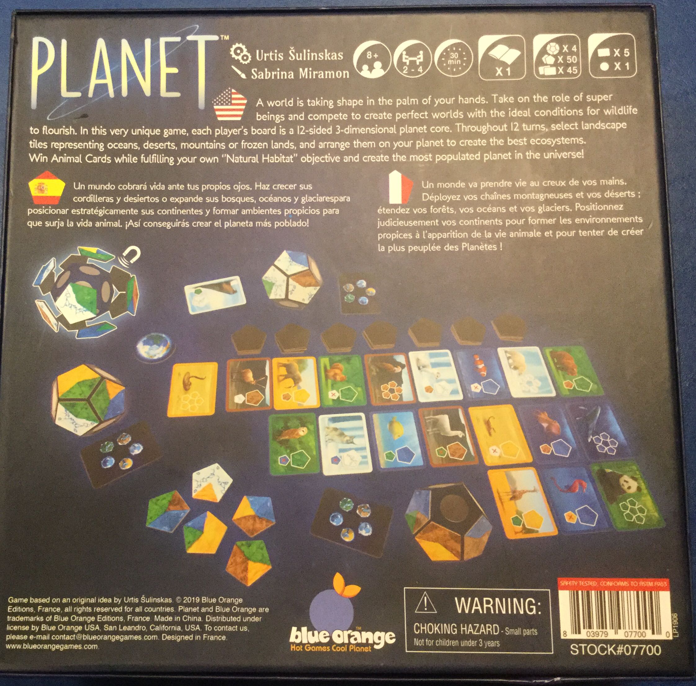 Planet  (2-4) board game collectible [Barcode 803979077000] - Main Image 2