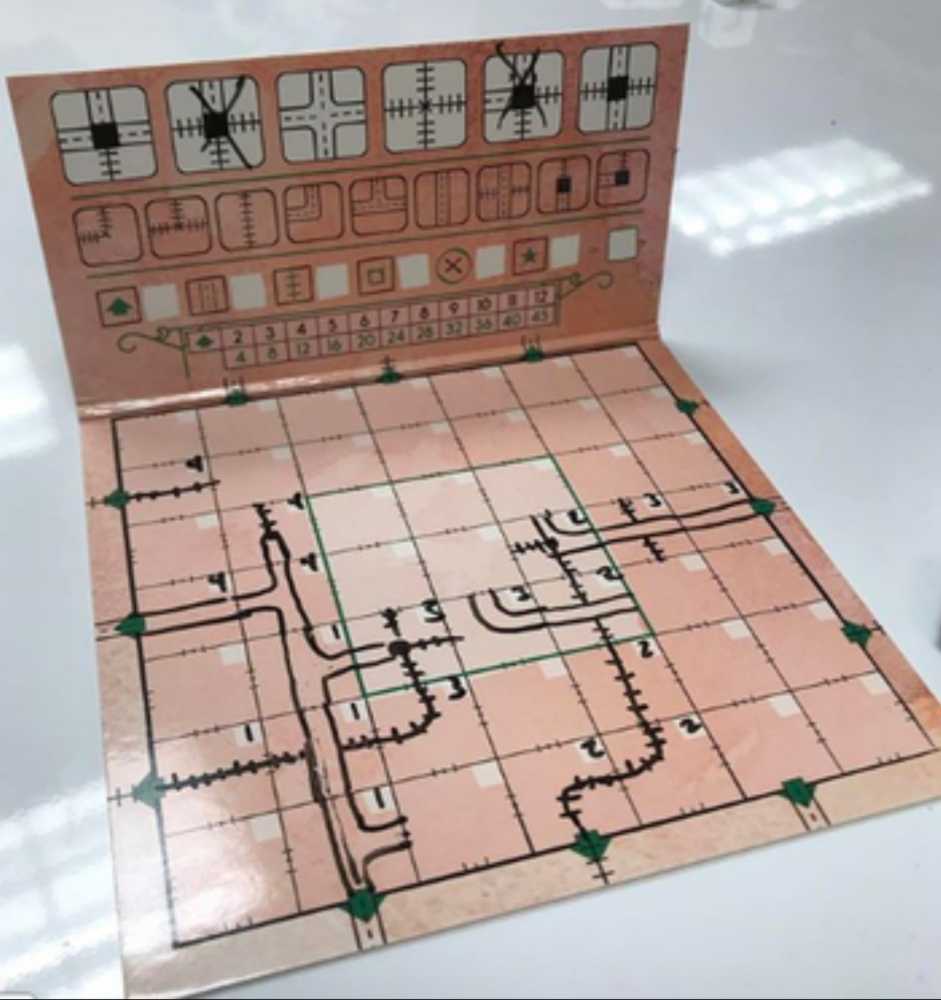 Railroad Ink - Blazing Red Edition  (1-6) board game collectible [Barcode 889696008930] - Main Image 4