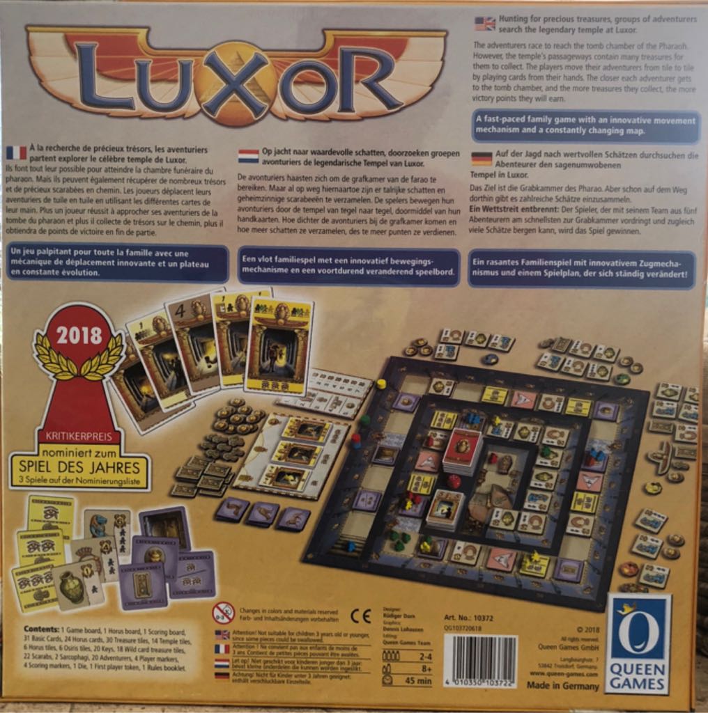 Luxor  (2-4) board game collectible [Barcode 4010350103722] - Main Image 2