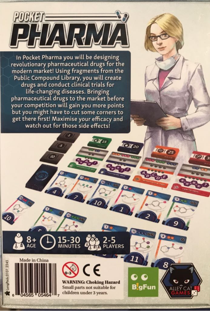 Pocket Pharma  (2-5) board game collectible [Barcode 604565054647] - Main Image 2