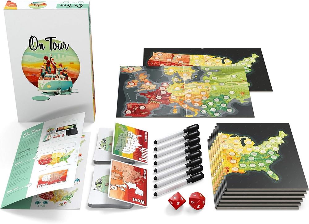 On Tour  (1-8) board game collectible [Barcode 644216243600] - Main Image 4