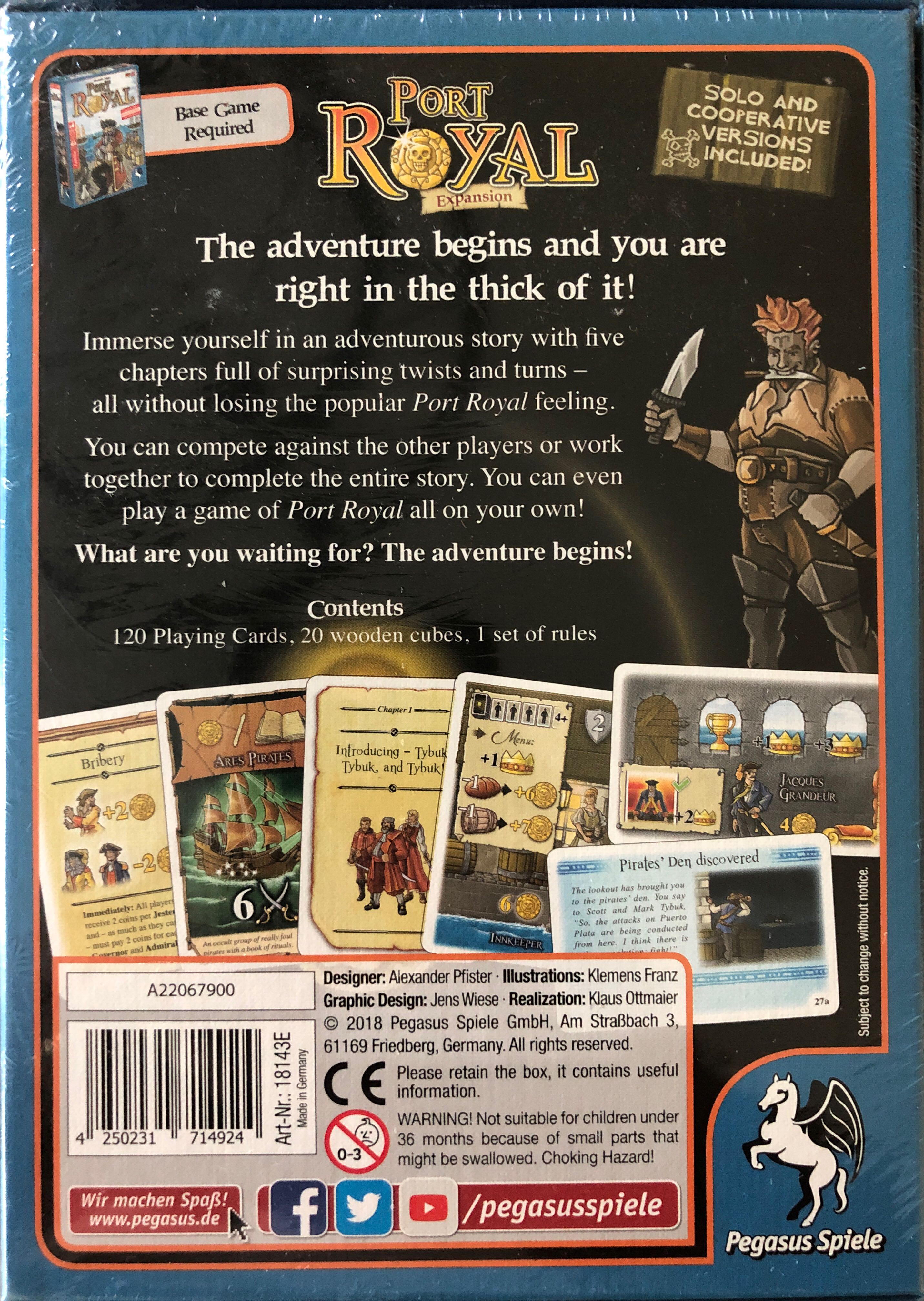 Port Royal: Expansion  (1-5) board game collectible [Barcode 4250231714924] - Main Image 2