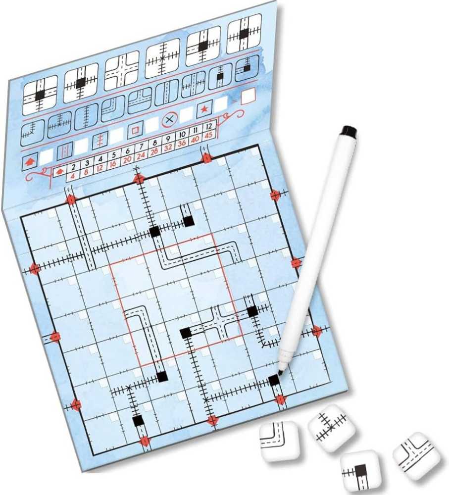 Railroad Ink: Deep Blue Edition  (1-6) board game collectible - Main Image 4
