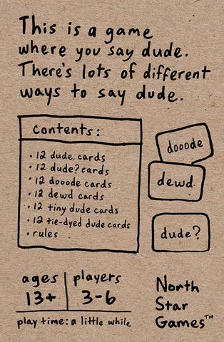 Dude  (3-6) board game collectible [Barcode 892884000098] - Main Image 3