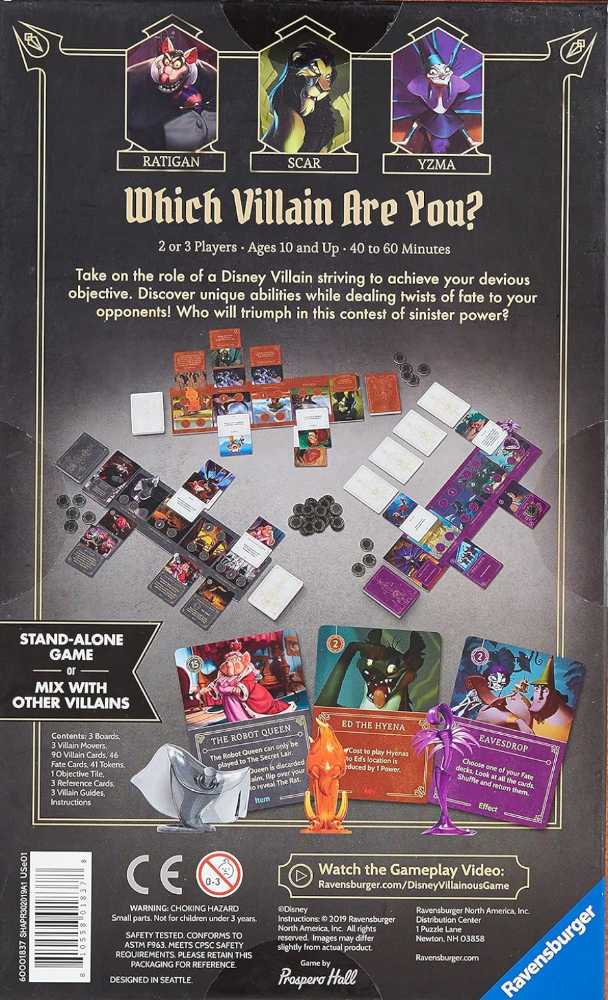 Disney Villainous: Evil Comes Prepared  (2-3) board game collectible - Main Image 3