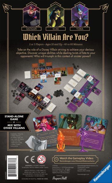 Villainous: Disney Evil Comes Prepared  (2-3) board game collectible [Barcode 810558018378] - Main Image 4