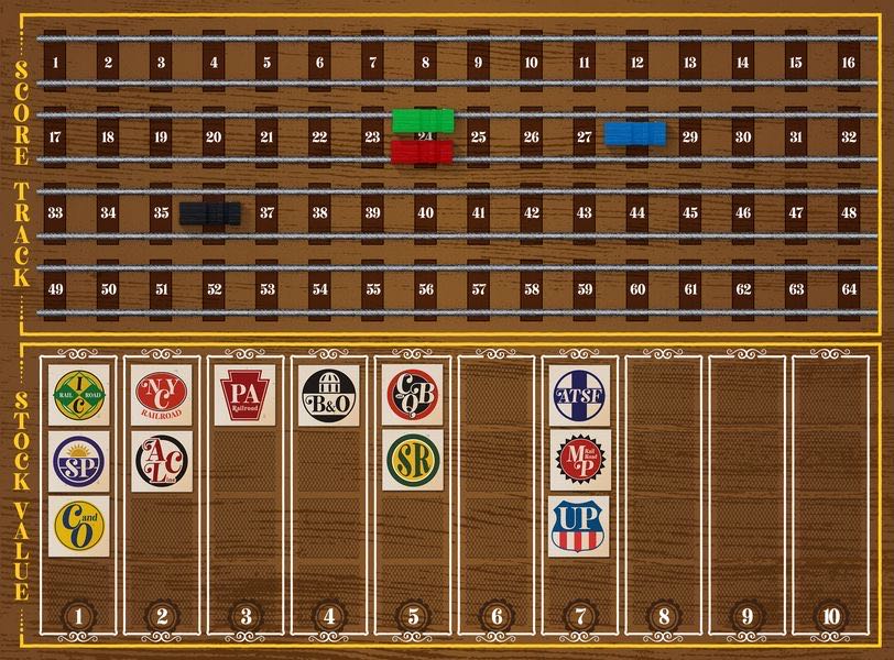 Railroad Rivals  (1-5) board game collectible [Barcode 852068008012] - Main Image 4