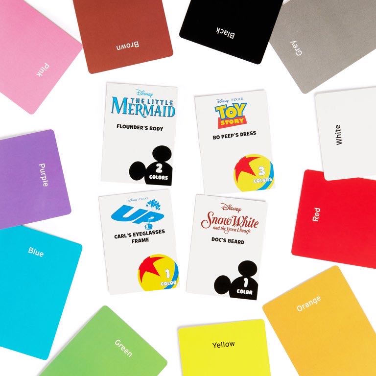 Color Brain: Disney Edition  (2-20) board game collectible [Barcode 778988257296] - Main Image 3
